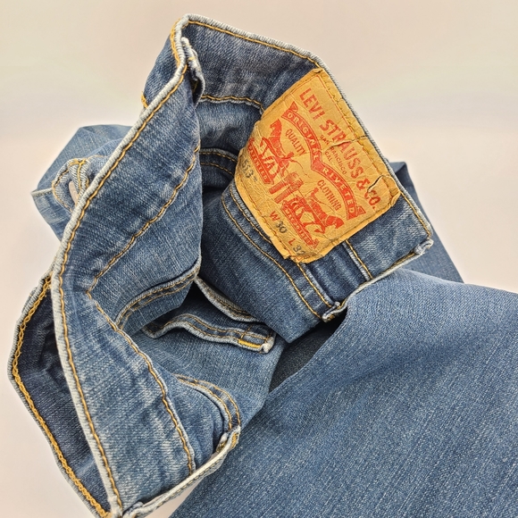 Levi's 513 Jeans / 30x32 / Dark Blue Denim - Picture 5 of 7